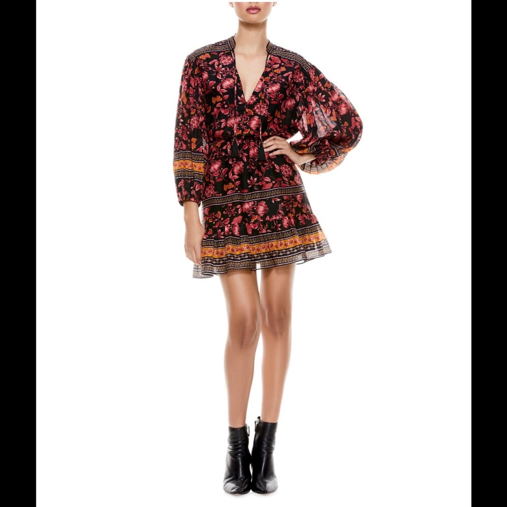 3X “HOST PICK” Alice +Olivia Mandarin Collar Dress